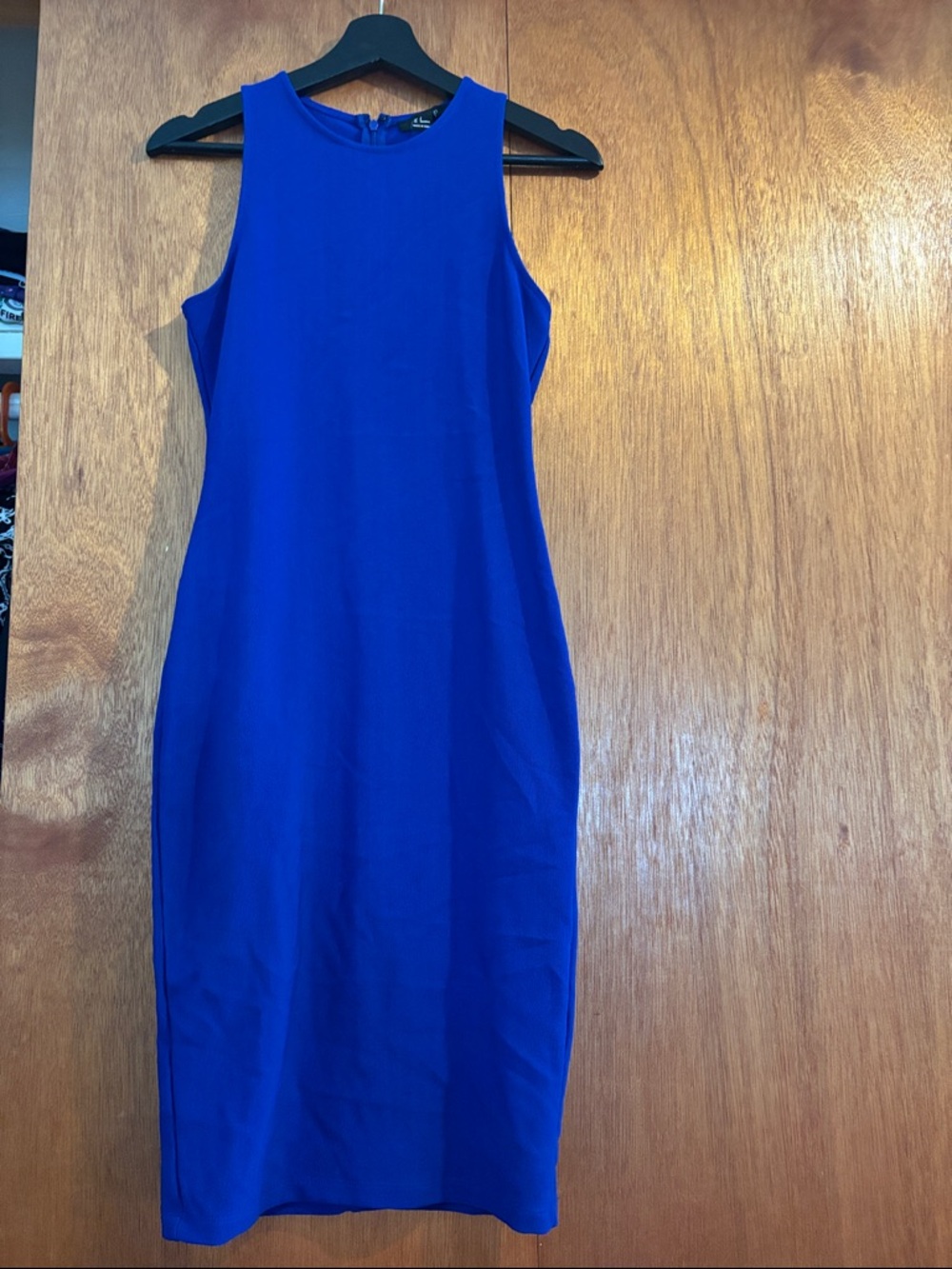 Forever 21 Royal Blue Midi Sheath Dress